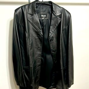 Faux Leather Jacket - SM